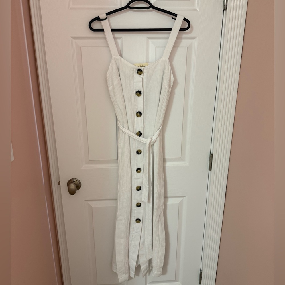 Lost in Lunar button up dress NWT size small